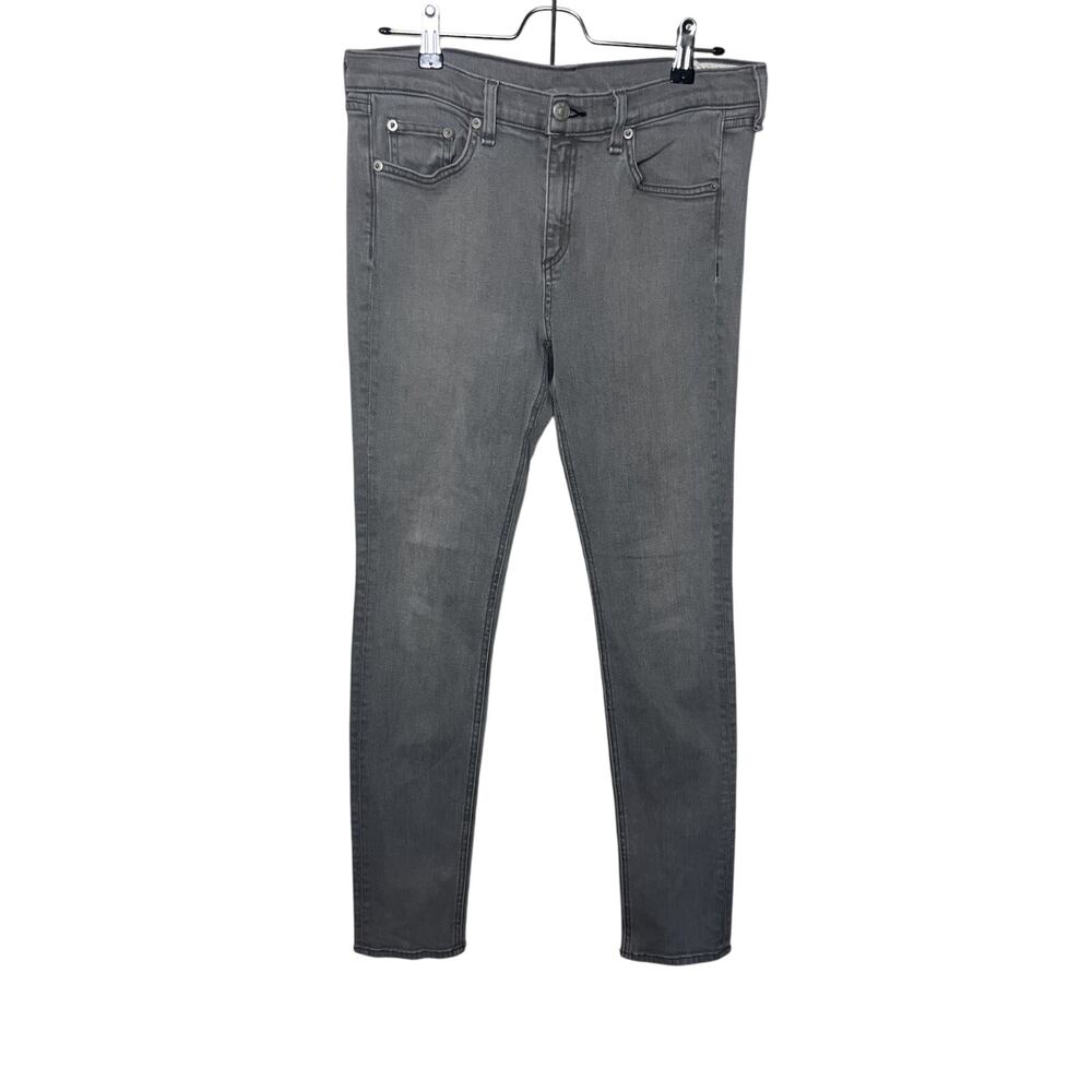 Rag & Bone Women’s Skinny Jeans Mid Rise Sz 31 Iron Gray Inseam 30”